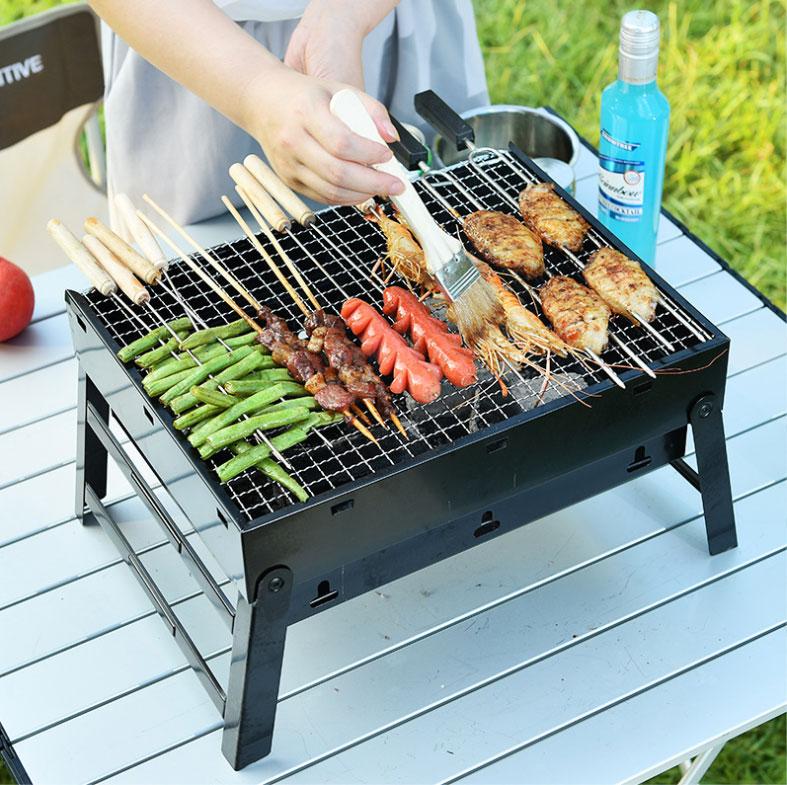 Kochgeschirr - Tragbarer Holzkohlegrill BBQ | Brehn