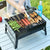 Kochgeschirr - Tragbarer Holzkohlegrill BBQ | Brehn