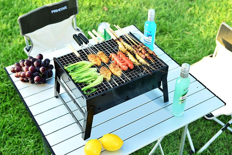 Kochgeschirr - Tragbarer Holzkohlegrill BBQ | Brehn