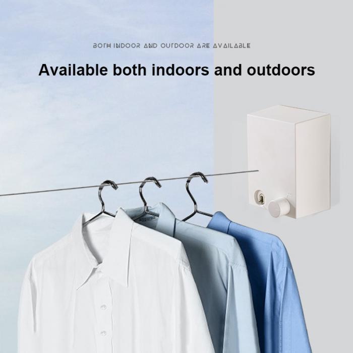 Retractable stainless steel cord laundry line | Brehn