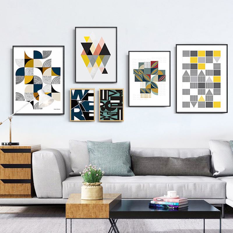 Puzzlemuster des Lebens – Leinwandbild