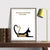 Moderne Cartoon-Tiere – Leinwandbild