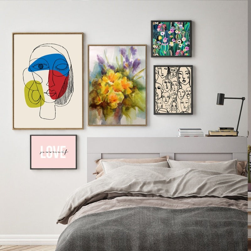 Schöne abstrakte Love-Yourself - Leinwand Wandkunst Malerei
