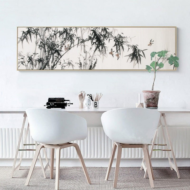 Zirpende Vögel-Canvas Wandkunstmalerei