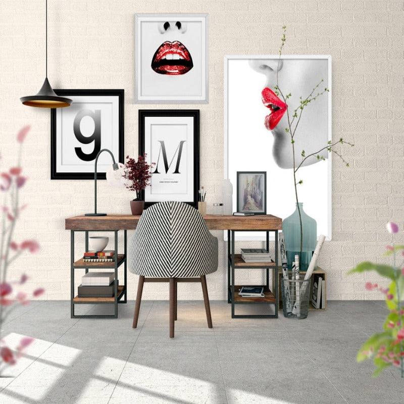 Makeup Lippenstift - Leinwand Wandkunst Gemälde