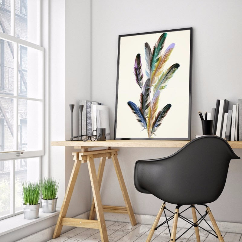 Feather Creative - Leinwand Wandkunst Malerei