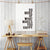 Minimalistische Geometrische Hirsch - Leinwand Wandkunst Malerei