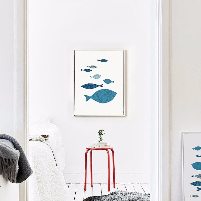 Fisch-Canvas Wandkunst Gemälde