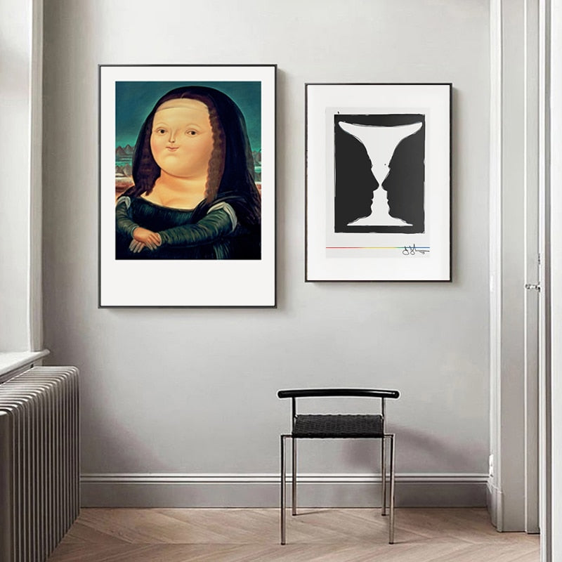 Renaissance-Figur aus Europa – Leinwandbild
