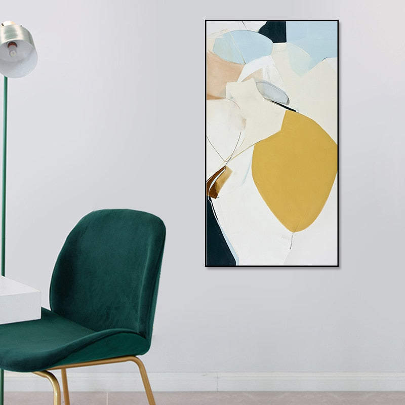 Traum Farb Muster - Leinwand Wandkunst Malerei