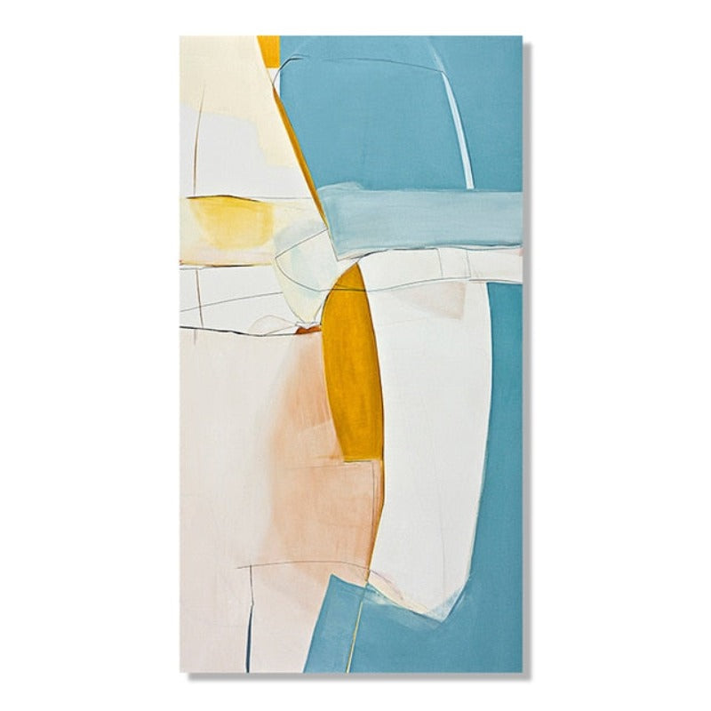 Traum Farb Muster - Leinwand Wandkunst Malerei