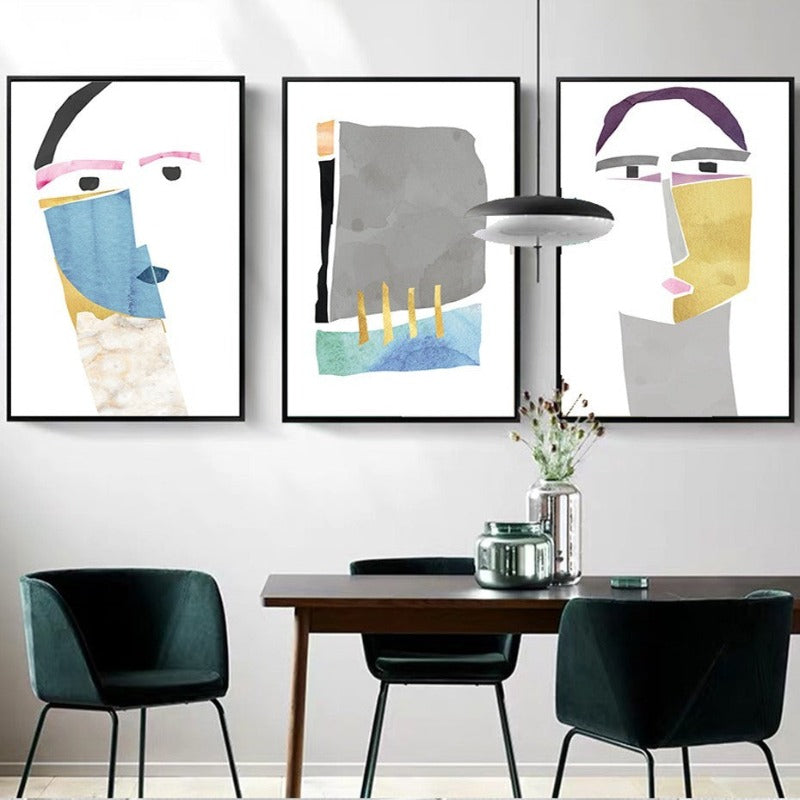 Face The Challenge - Canvas Wandkunst Malerei