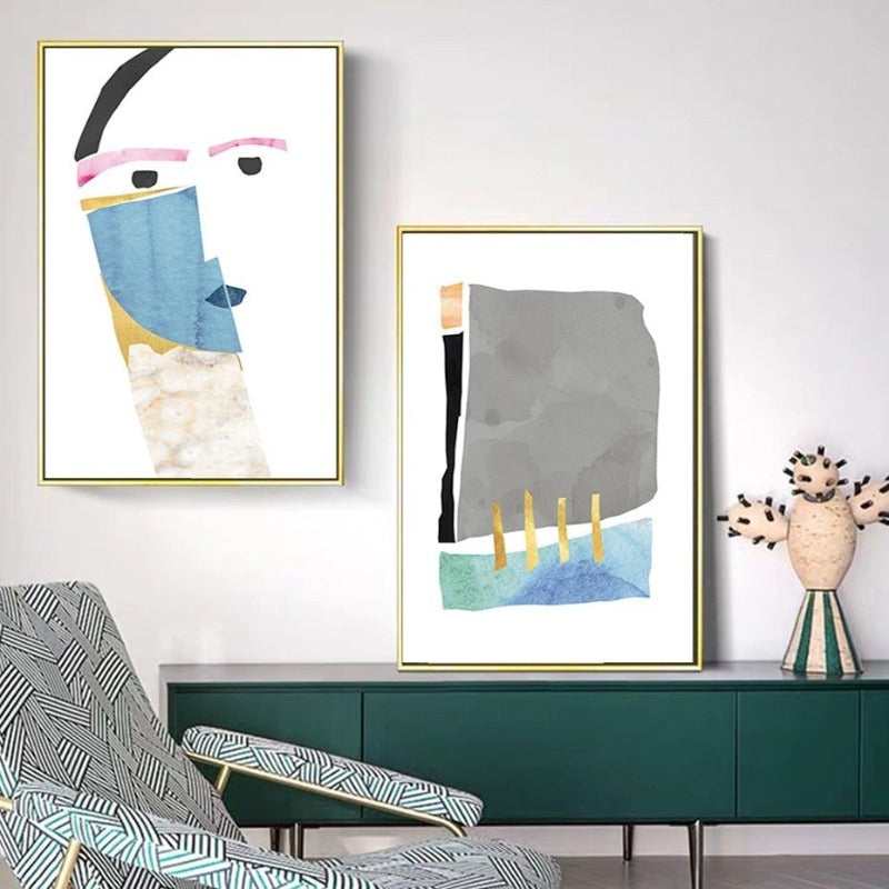 Face The Challenge - Canvas Wandkunst Malerei