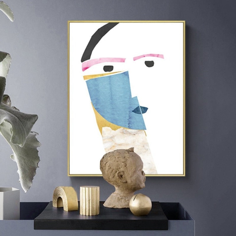 Face The Challenge - Canvas Wandkunst Malerei