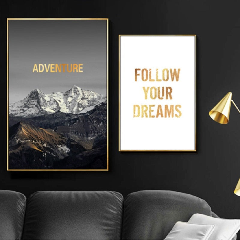 Moderne, coole Liebeszitate – Leinwandbild