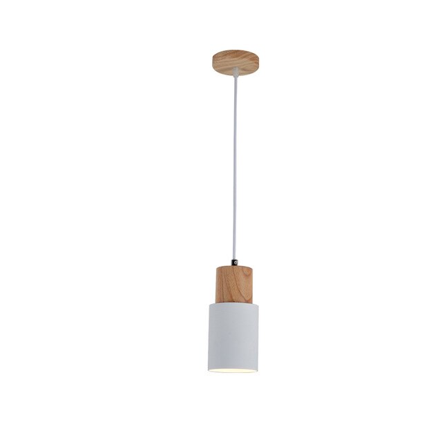 Brehn | Designer Nordisch Holz Sockel Hängelampe