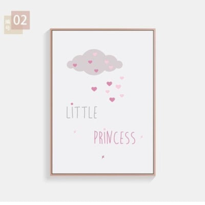 Kleine Prinzessin - Leinwand Wandkunst Malerei