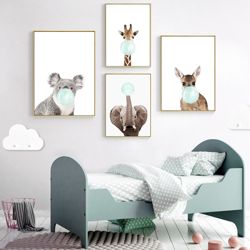 Liebe Kinderzimmer Wandkunst - Leinwand Wandkunst Malerei