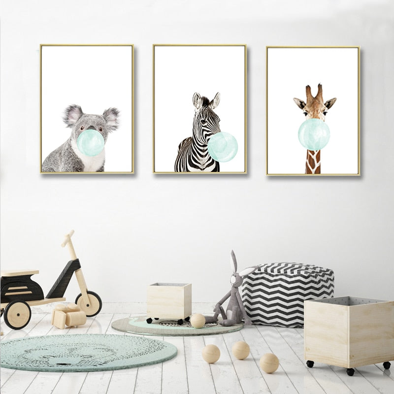 Liebe Kinderzimmer Wandkunst - Leinwand Wandkunst Malerei