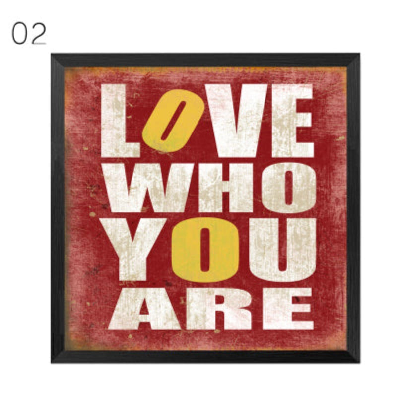 Inspirierende Vintage-Zitate – Leinwandbild