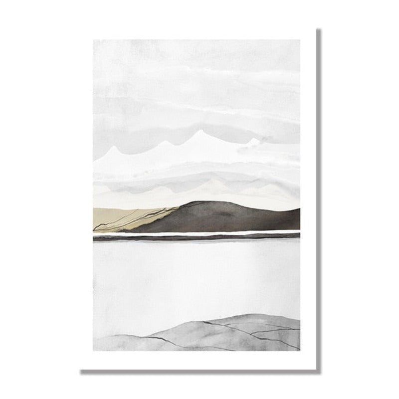 Bring Mountains Home - Leinwand Wandkunst Gemälde