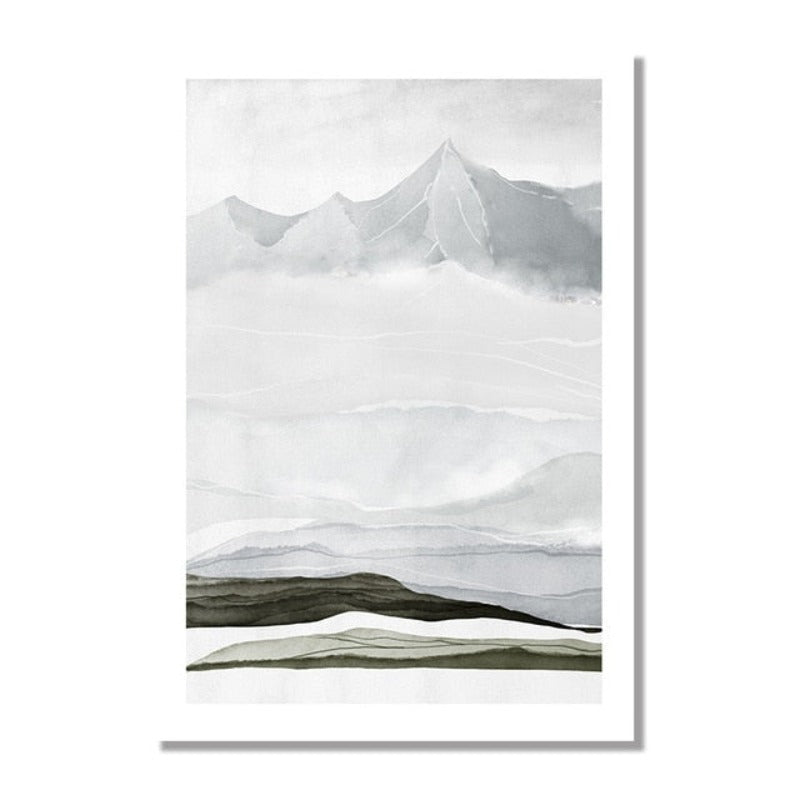 Bring Mountains Home - Leinwand Wandkunst Gemälde