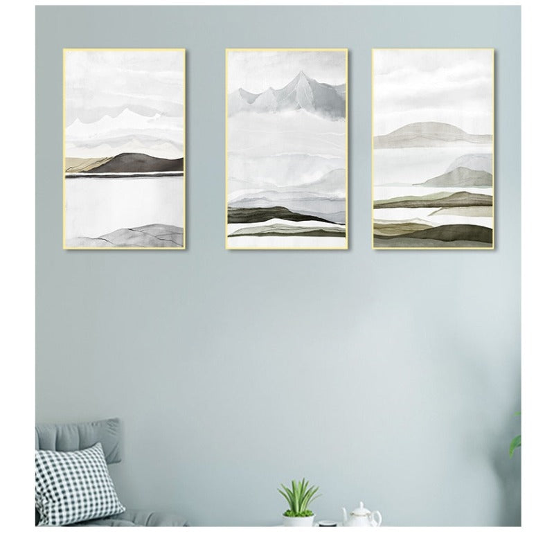 Bring Mountains Home - Leinwand Wandkunst Gemälde