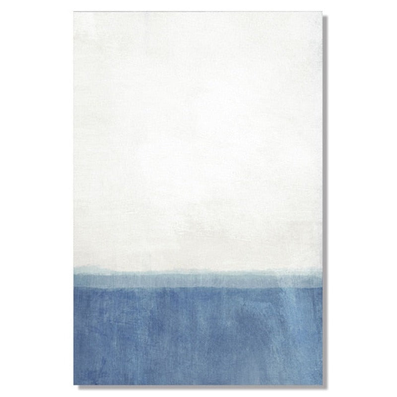 Bilder von Blau und Schwarz - Leinwand Wandkunst Gemälde