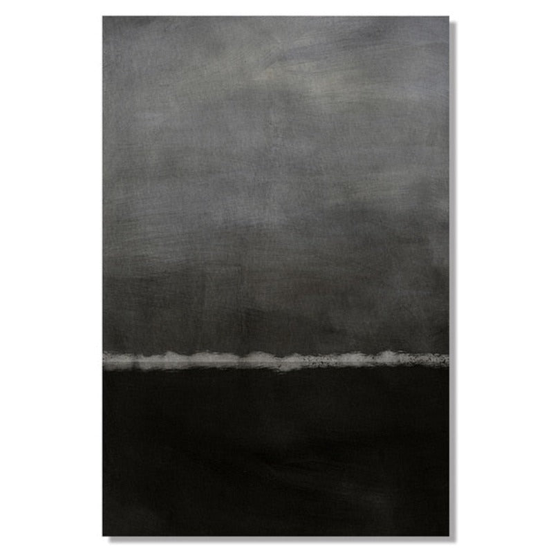 Bilder von Blau und Schwarz - Leinwand Wandkunst Gemälde