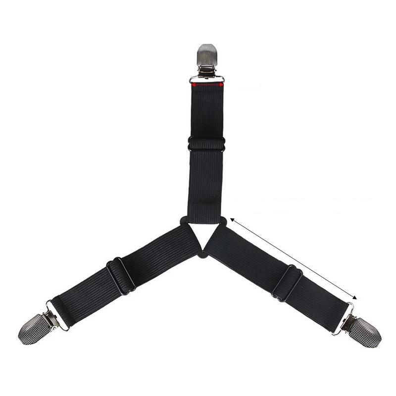 HoldTight - 4 Stück elastische Bettlakenspanner | Brehn