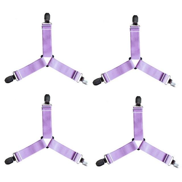 HoldTight - 4 Stück elastische Bettlakenspanner | Brehn