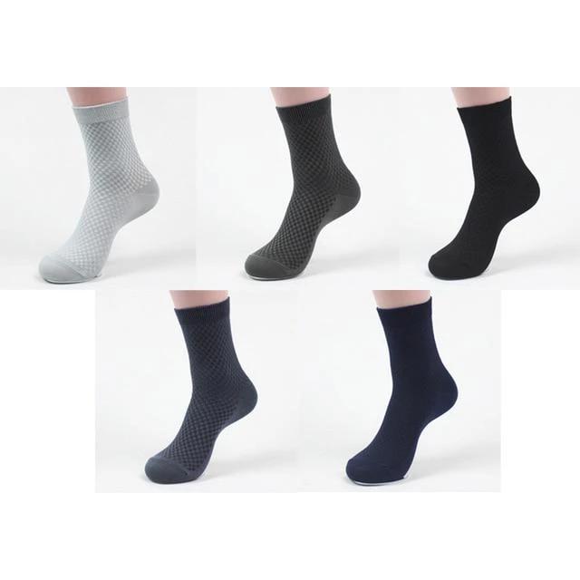 Bambussocken – 5er-Pack – für Herren – atmungsaktiv und frisch