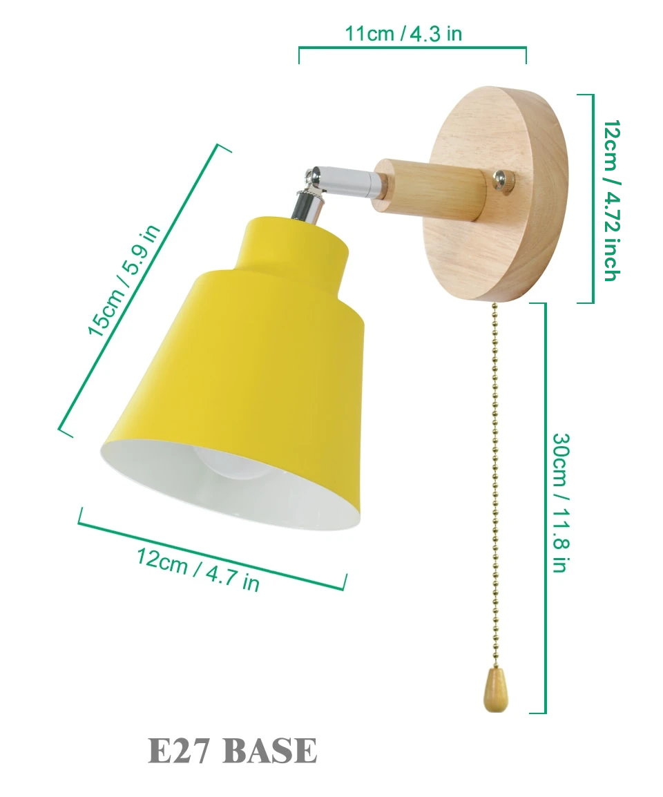 Wandleuchte mit Zugschalter - TwistGlow | Brehn