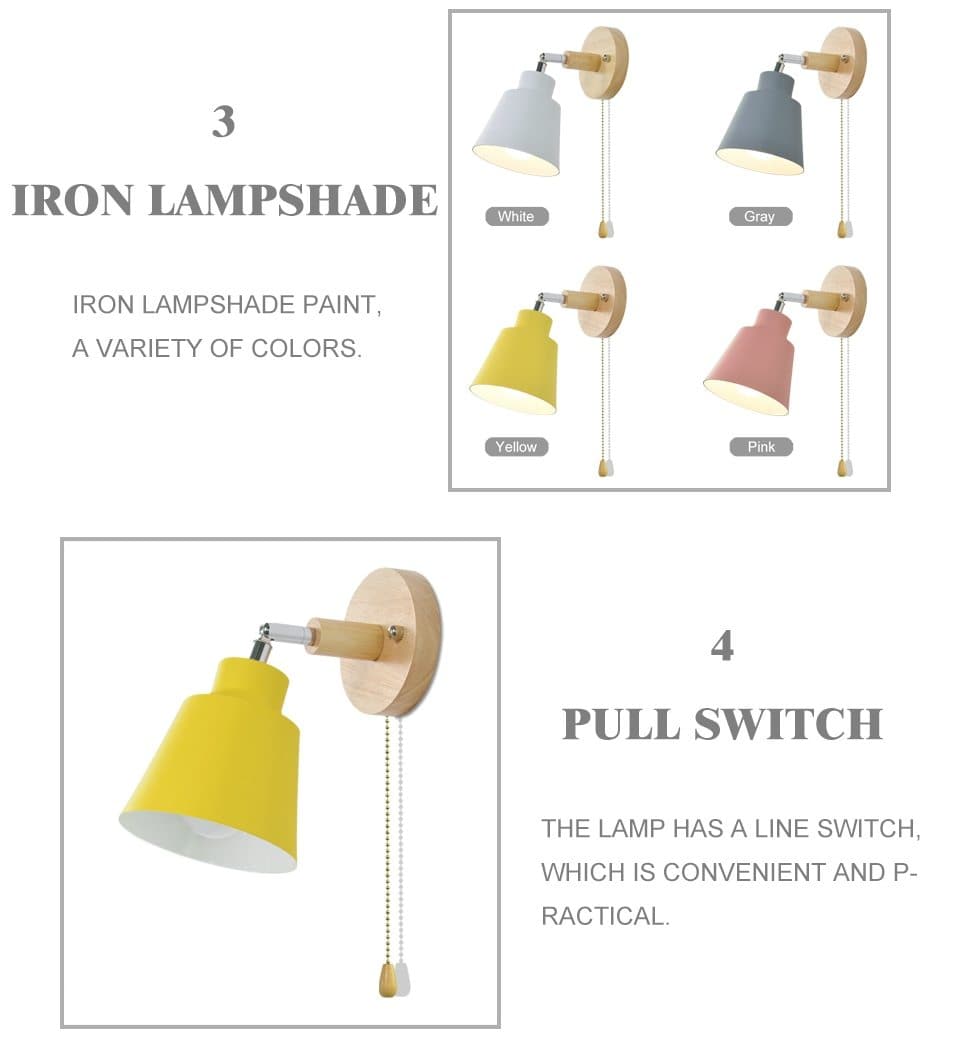 Brehn | Wandlampe mit Zugschalter - TwistGlow