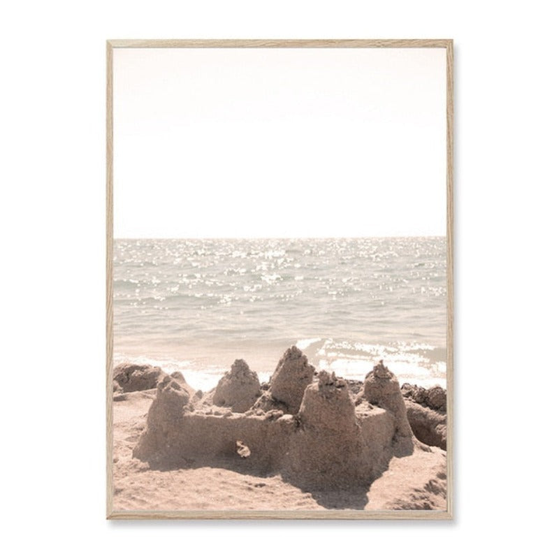 Palm Tree Landschaft Bohemian Stil - Leinwand Wandkunst Malerei