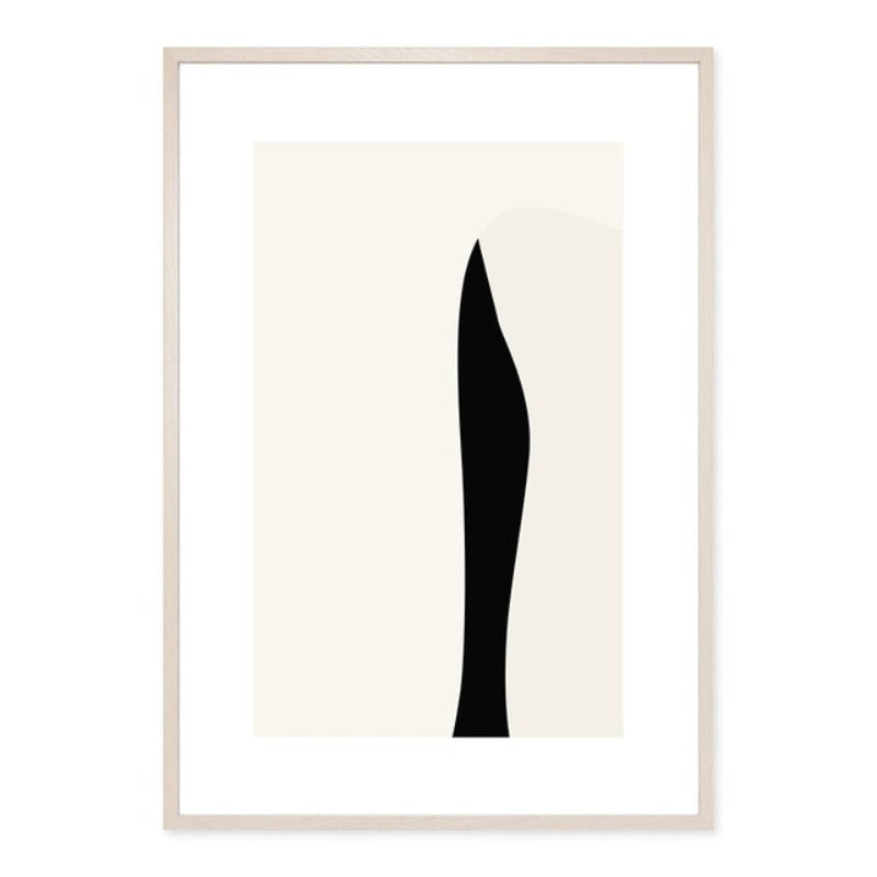 Minimalistische geometrische grafische abstrakte Galerie - Leinwand Wandkunst Gemälde