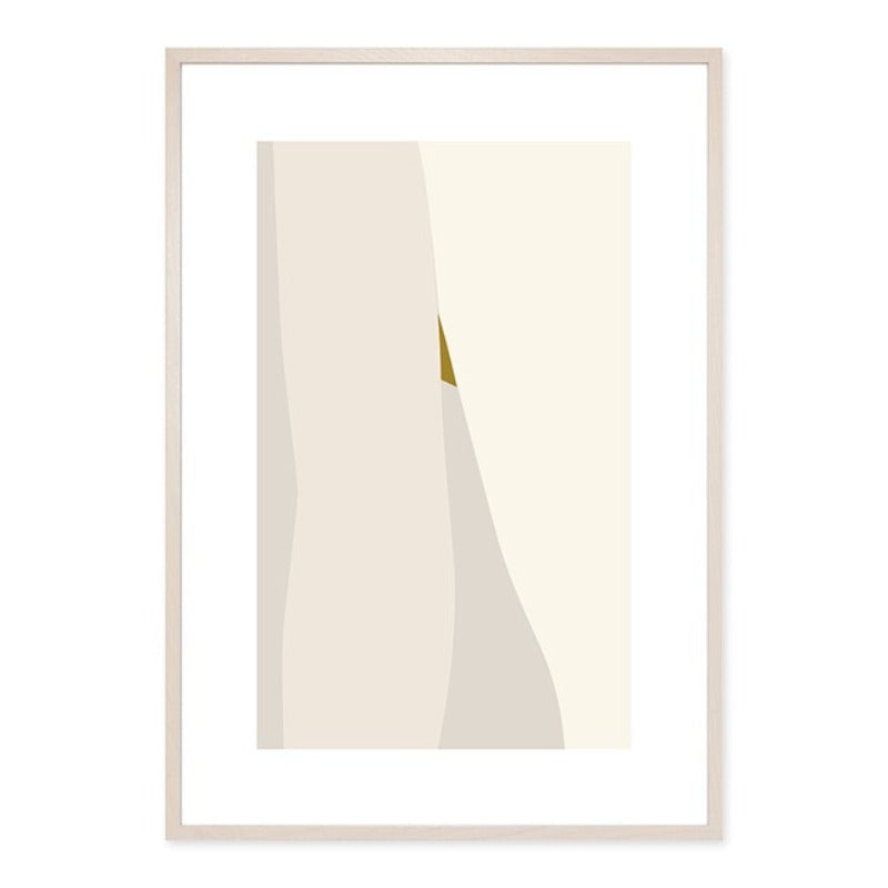 Minimalistische geometrische grafische abstrakte Galerie - Leinwand Wandkunst Gemälde