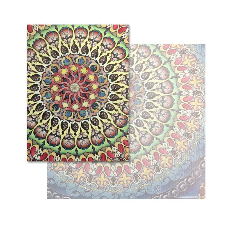Mandala Ornament Thangka Yoga - Leinwand Wandkunst Malerei