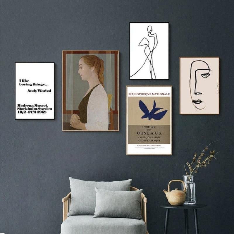 Flieg wie ein Vogel - Leinwand Wandkunst Gemälde