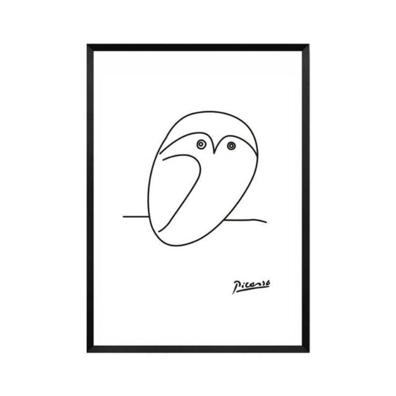 Tierskizzen - Leinwand Wandkunst Gemälde