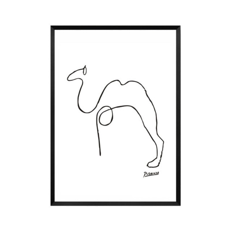 Tierskizzen - Leinwand Wandkunst Gemälde