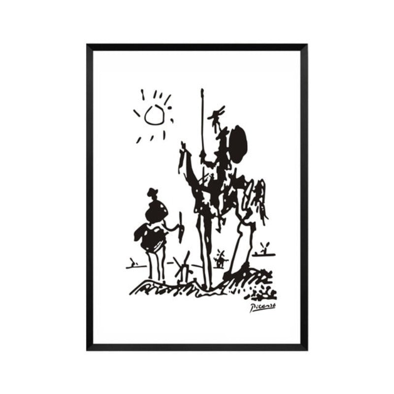 Tierskizzen - Leinwand Wandkunst Gemälde