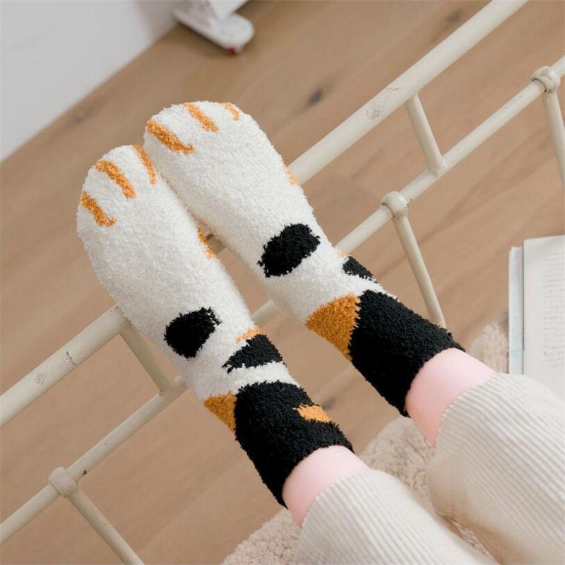 Winter Katze Krallen Warme Schlaf Boden Socken | Brehn