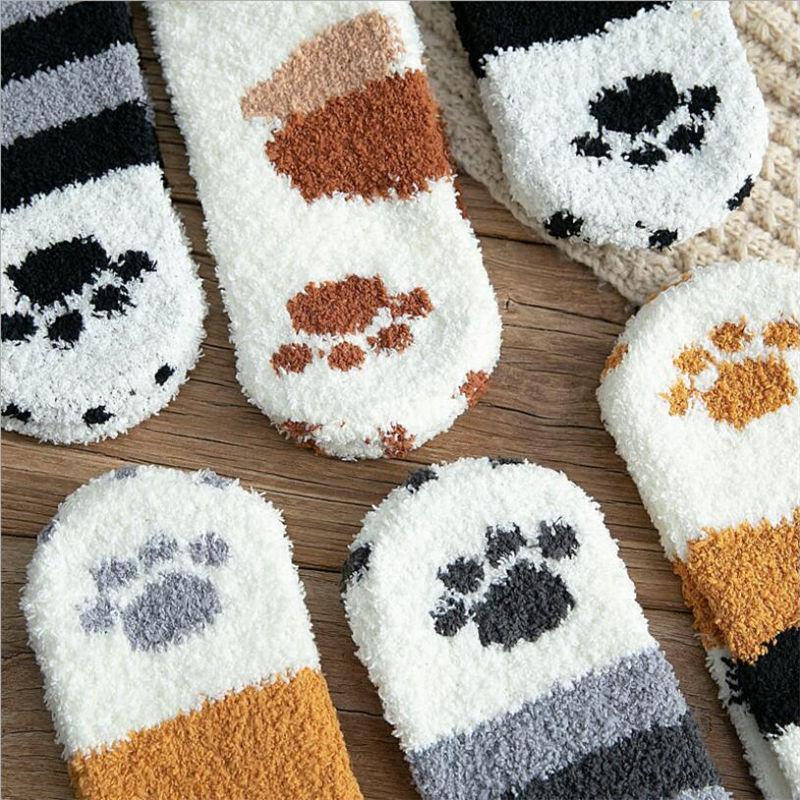 Winter Katze Krallen Warme Schlaf Boden Socken | Brehn