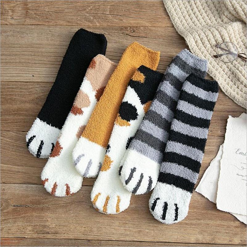 Winter Katze Krallen Warme Schlaf Boden Socken | Brehn