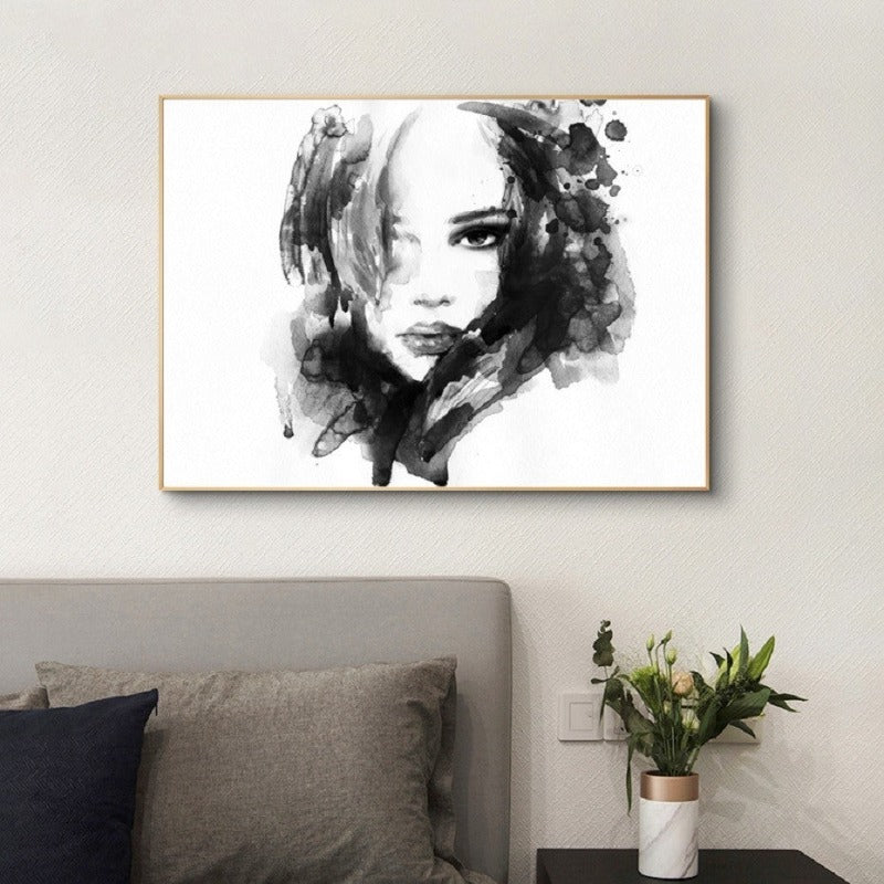 Schöne moderne Frauen - Leinwand Wandkunst Gemälde