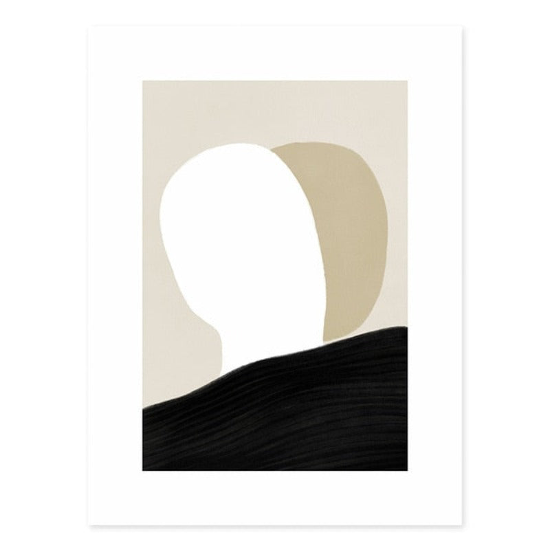 Minimalistische geometrische abstrakte Wandkunstbilder - Leinwand Wandkunst Malerei