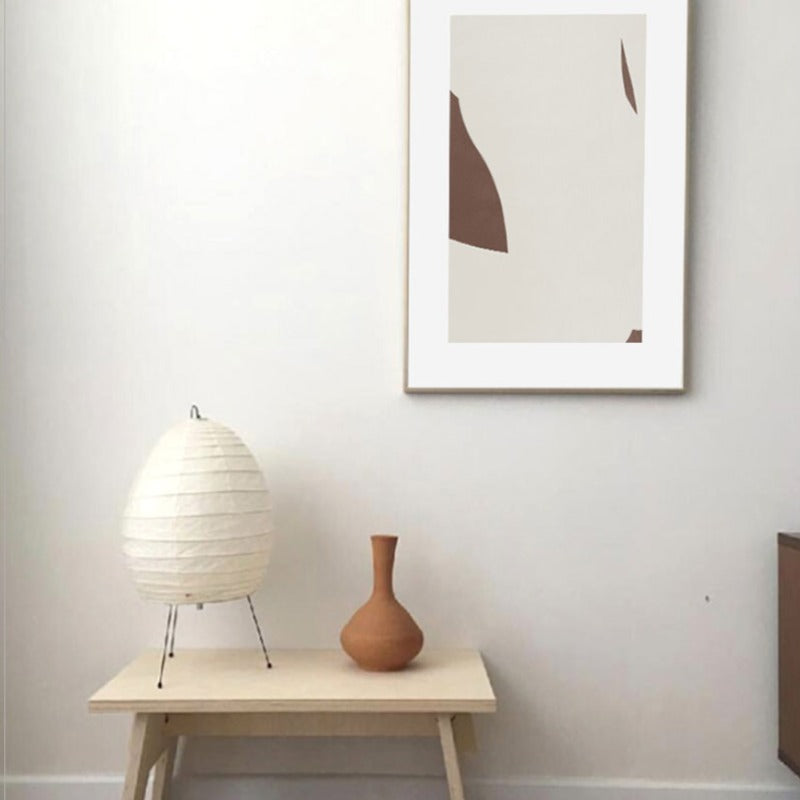 Minimalistische geometrische abstrakte Wandkunstbilder - Leinwand Wandkunst Malerei