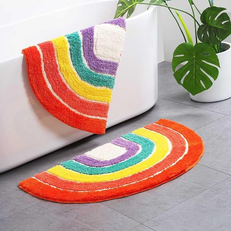Regenbogen Badezimmermatte | Brehn