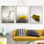 Moods Of Yellow - Leinwand Wandkunst Malerei